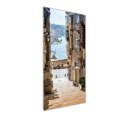 Acrylic print Streets in Malta