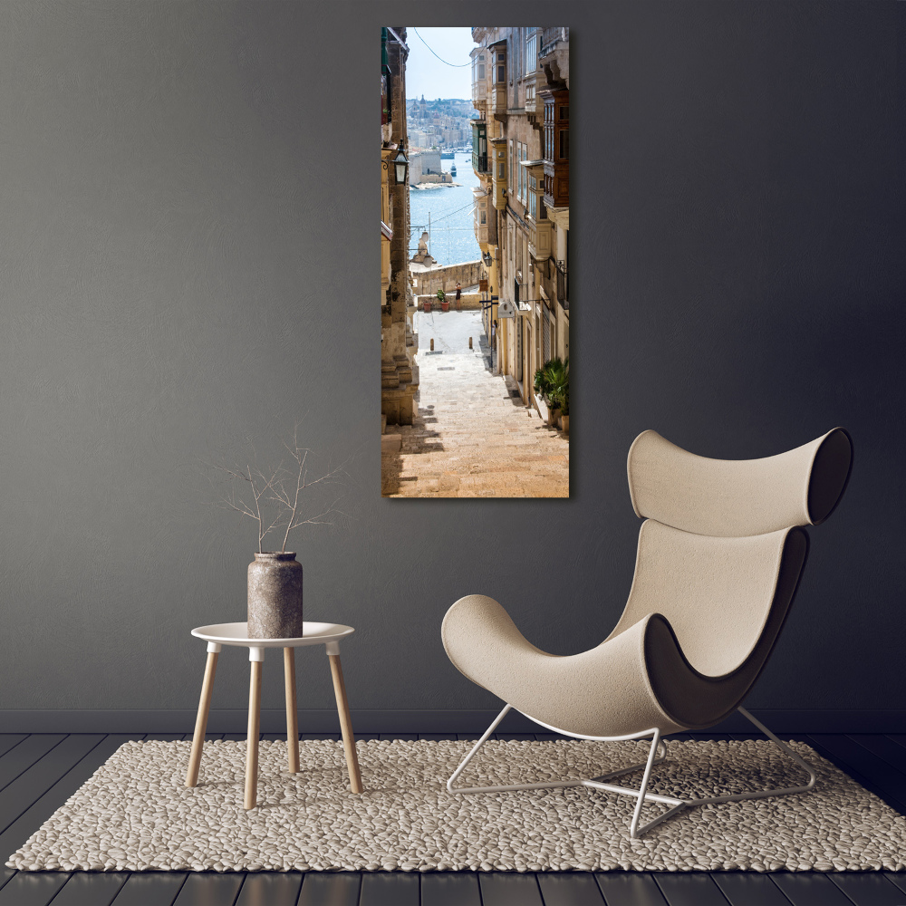 Acrylic print Streets in Malta