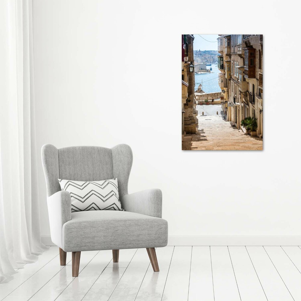 Acrylic print Streets in Malta