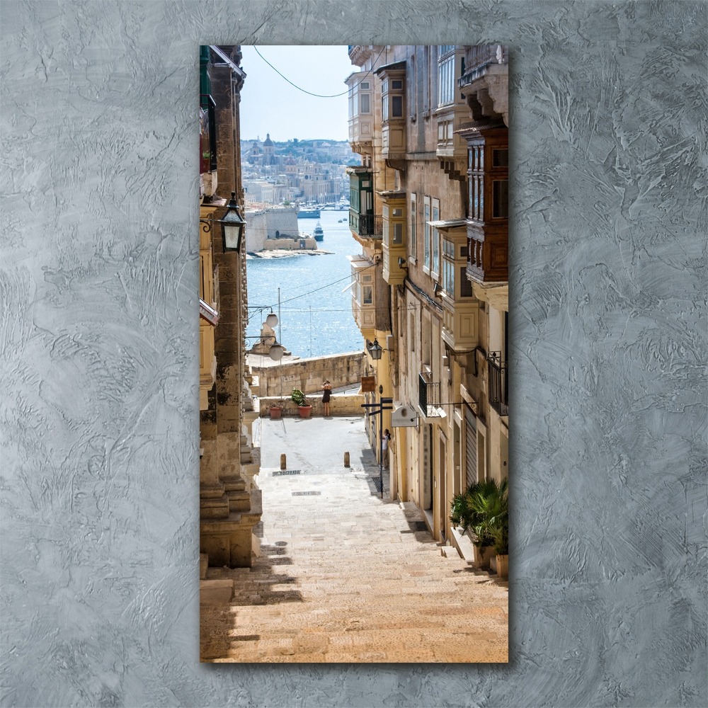 Acrylic print Streets in Malta