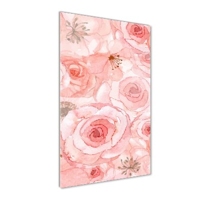 Acrylic wall art Floral pattern