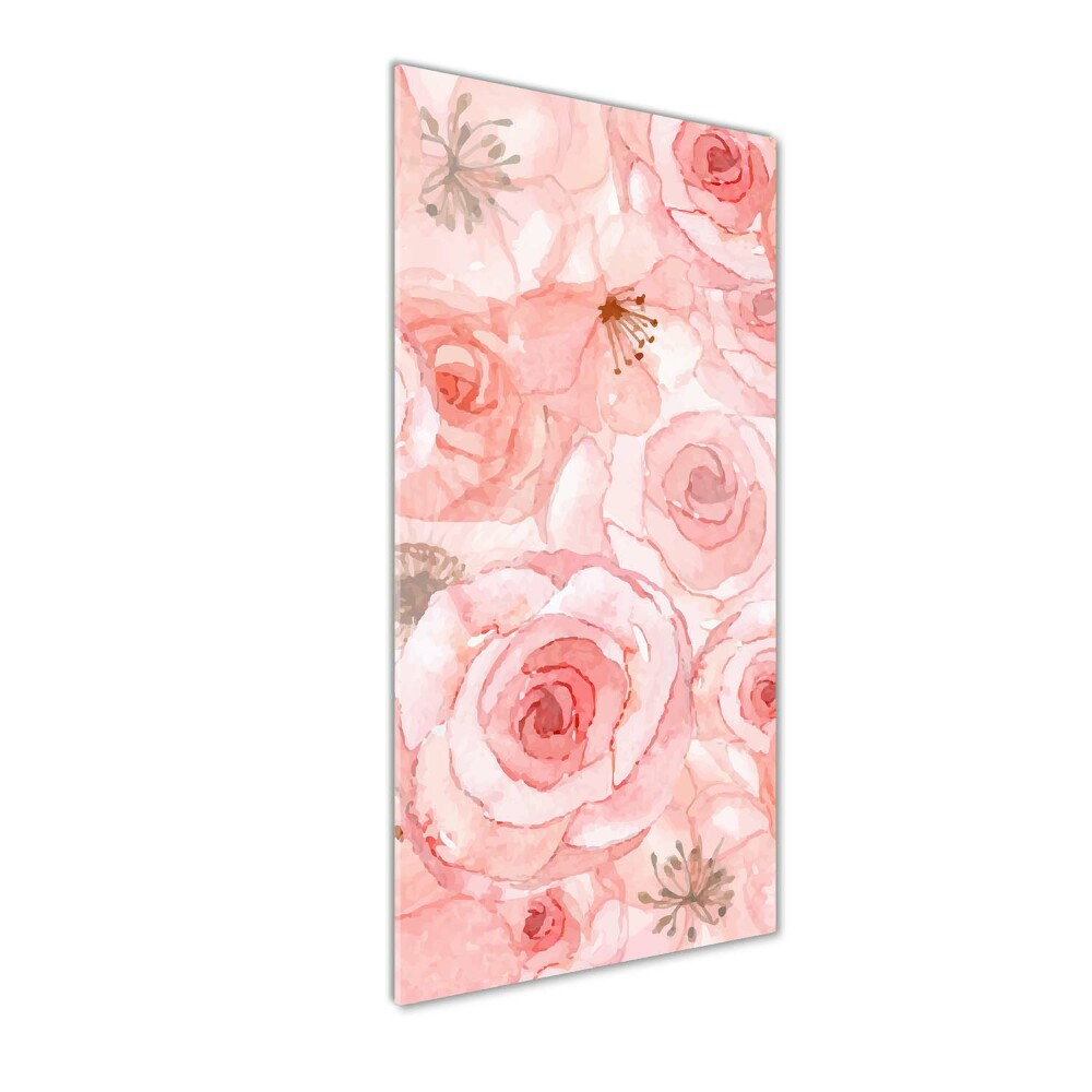 Acrylic wall art Floral pattern