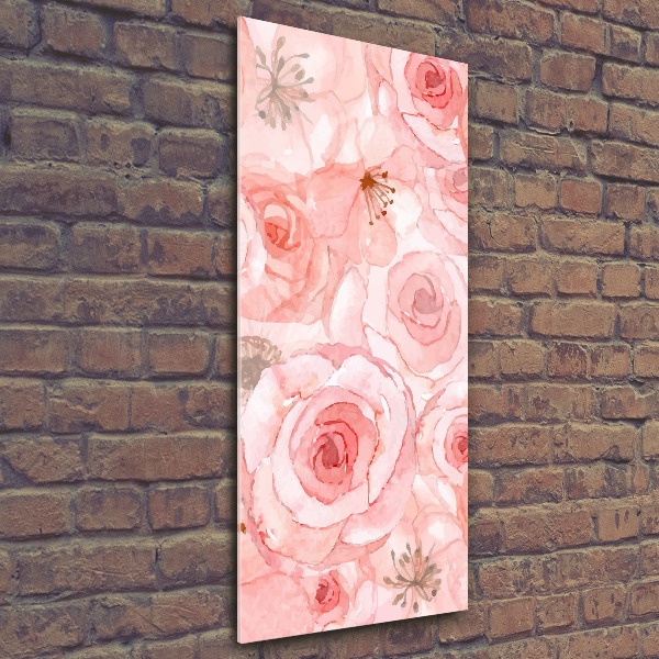 Acrylic wall art Floral pattern