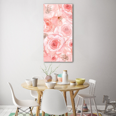 Acrylic wall art Floral pattern