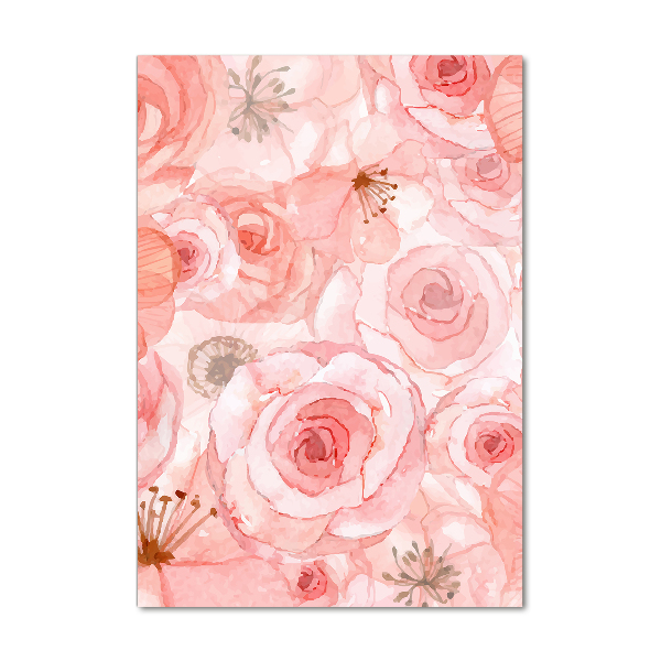 Acrylic wall art Floral pattern