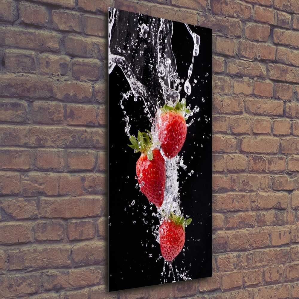 Acrylic wall art Strawberries