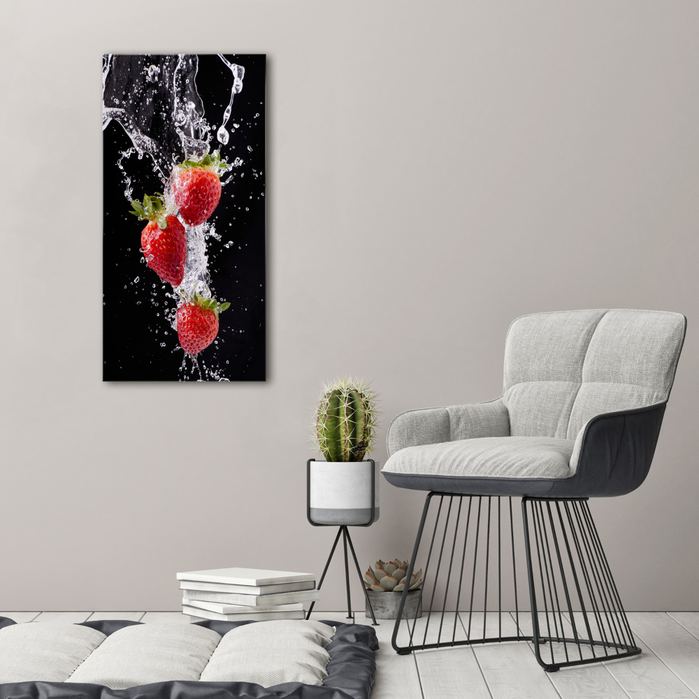 Acrylic wall art Strawberries