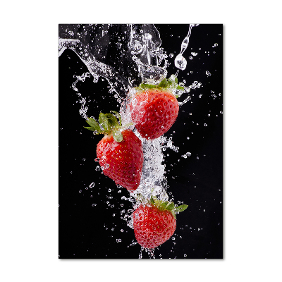 Acrylic wall art Strawberries