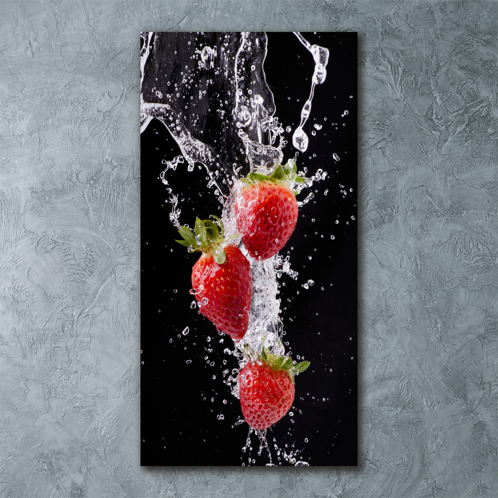 Acrylic wall art Strawberries