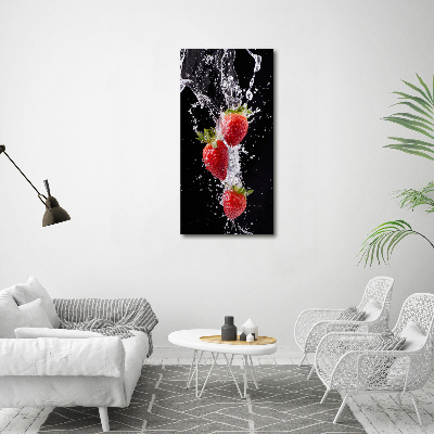 Acrylic wall art Strawberries