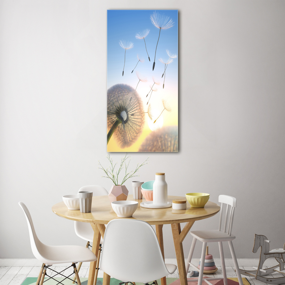 Acrylic wall art Dandelion