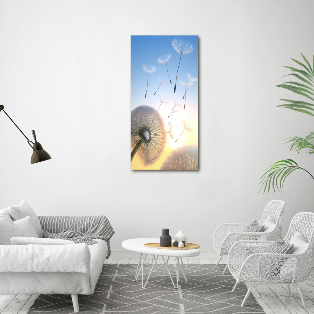 Acrylic wall art Dandelion