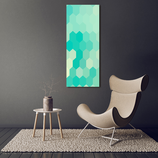 Acrylic wall art Geometric background