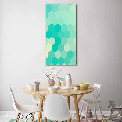 Acrylic wall art Geometric background