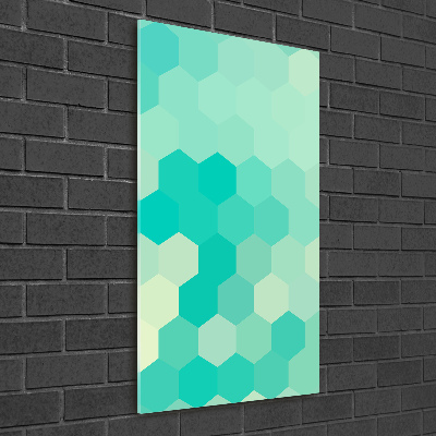 Acrylic wall art Geometric background