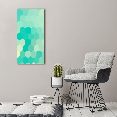 Acrylic wall art Geometric background