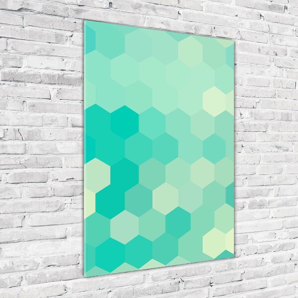 Acrylic wall art Geometric background