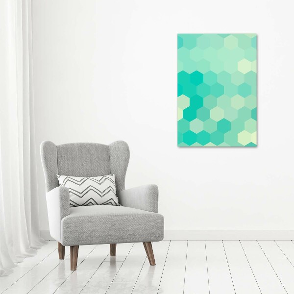 Acrylic wall art Geometric background