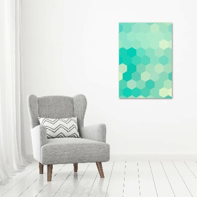 Acrylic wall art Geometric background