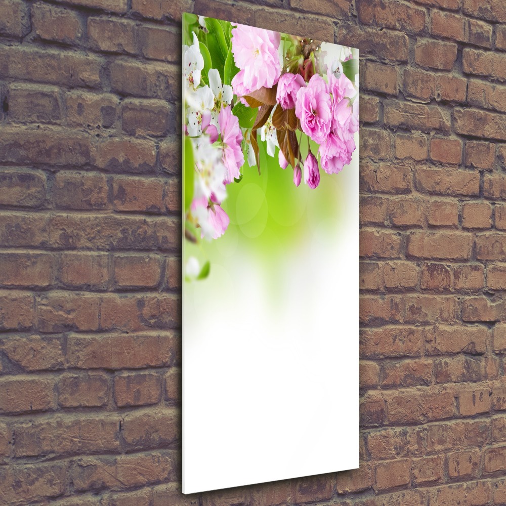 Acrylic wall art Spring flowers