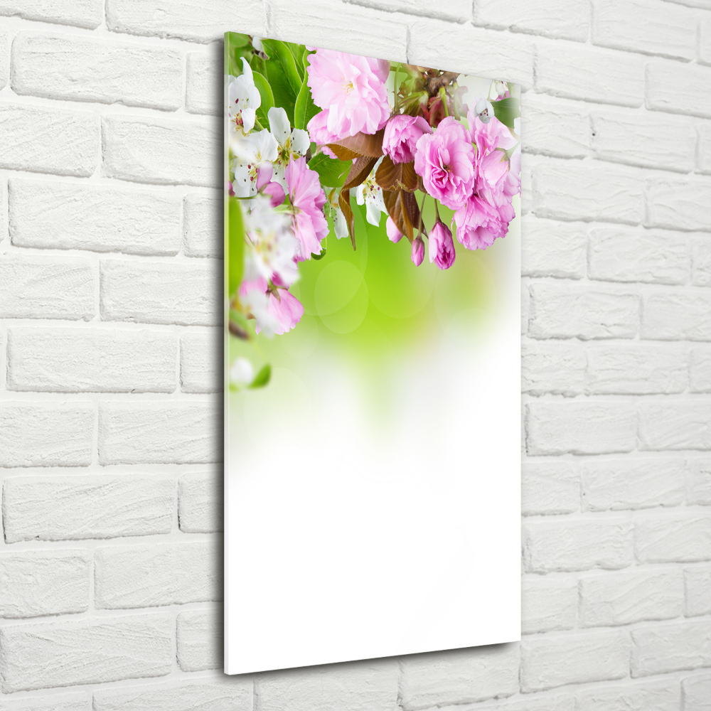 Acrylic wall art Spring flowers