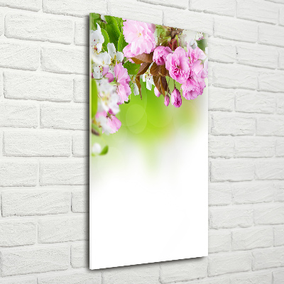 Acrylic wall art Spring flowers