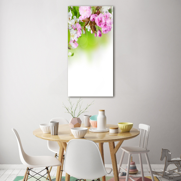 Acrylic wall art Spring flowers