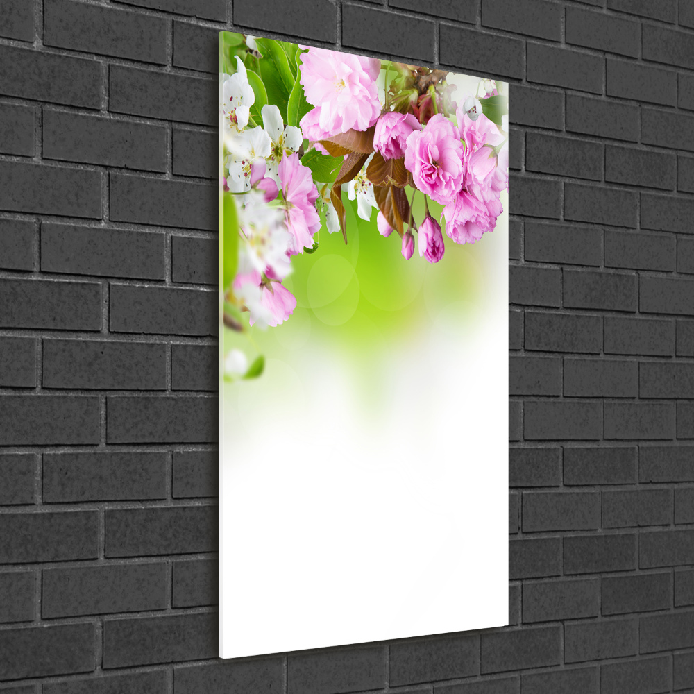 Acrylic wall art Spring flowers