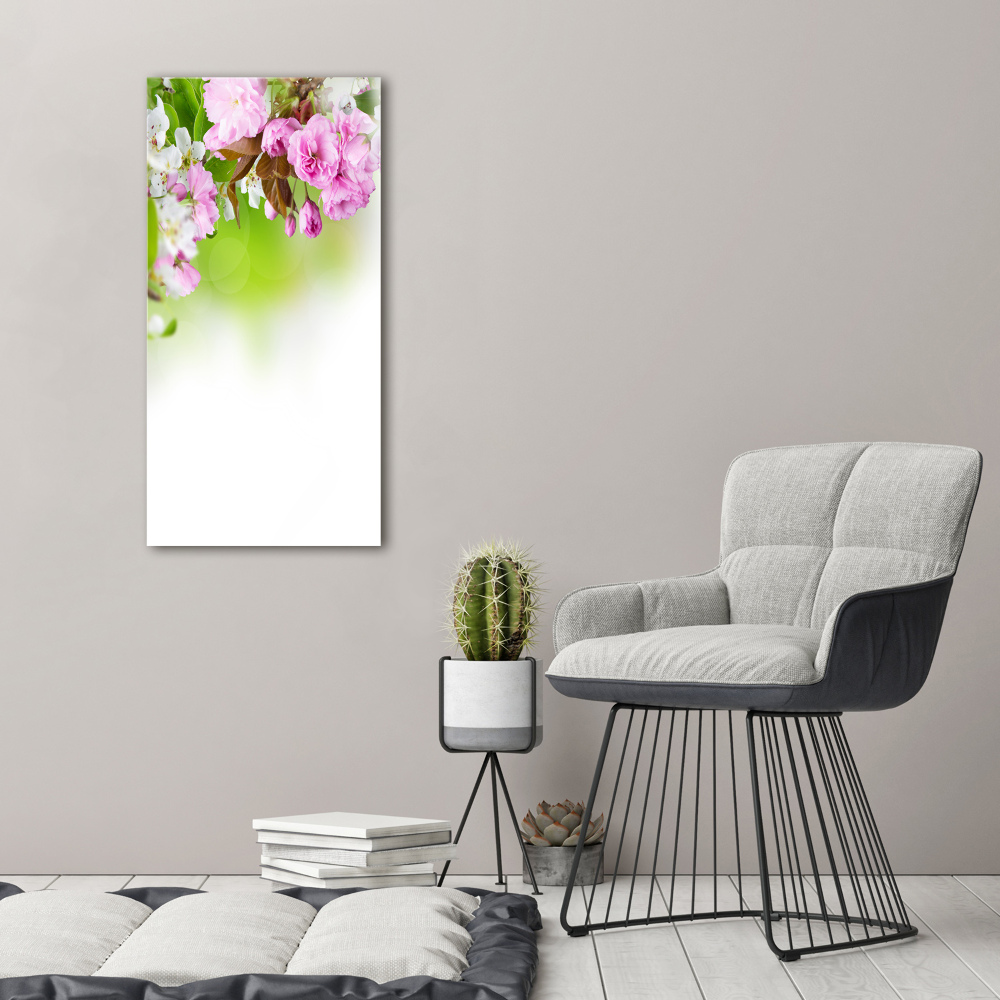 Acrylic wall art Spring flowers