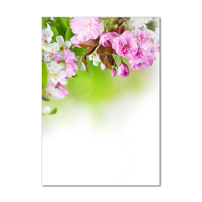 Acrylic wall art Spring flowers