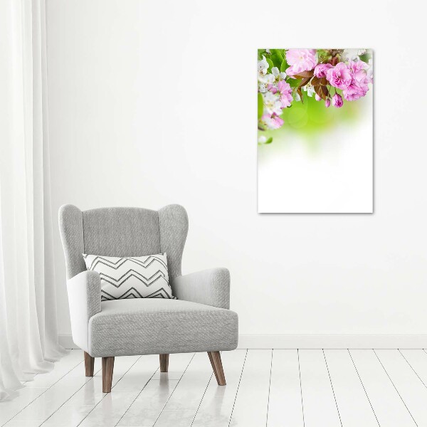 Acrylic wall art Spring flowers