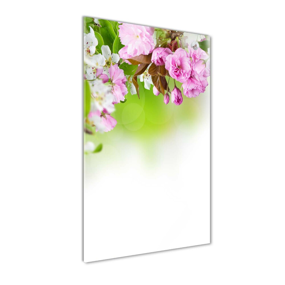 Acrylic wall art Spring flowers