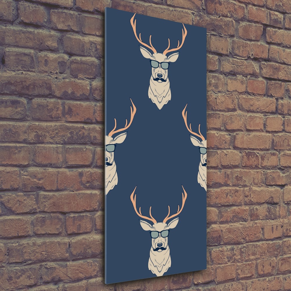 Print on acrylic Hipster deer