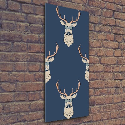 Print on acrylic Hipster deer