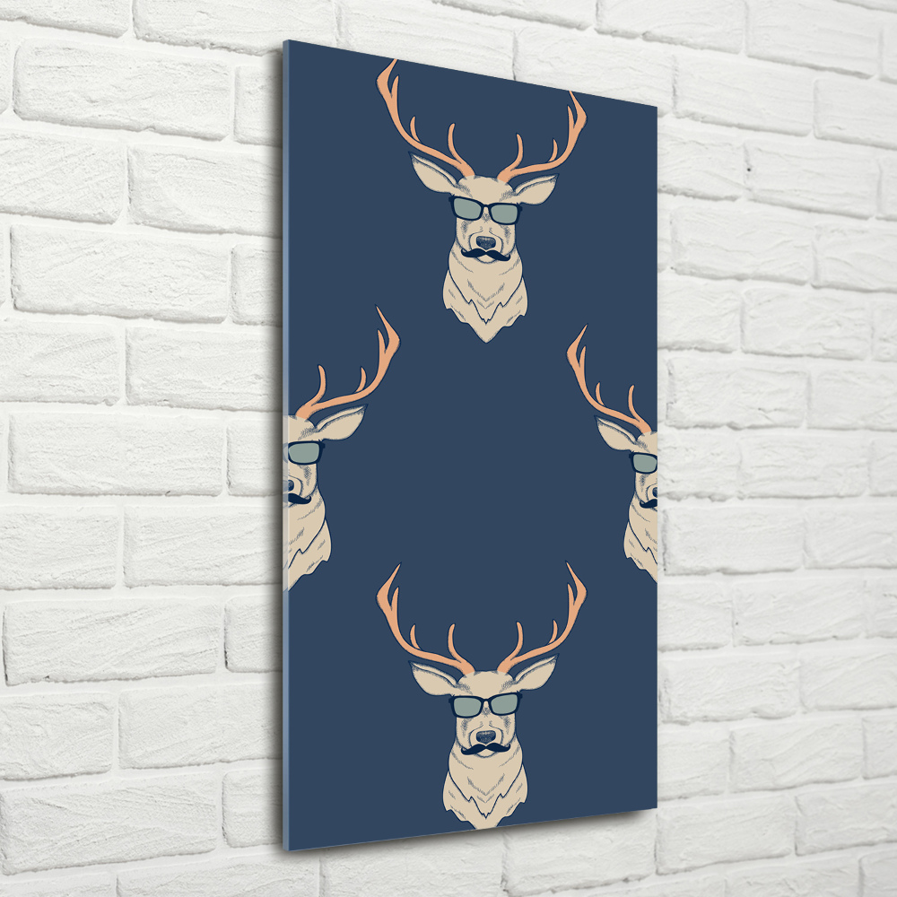 Print on acrylic Hipster deer