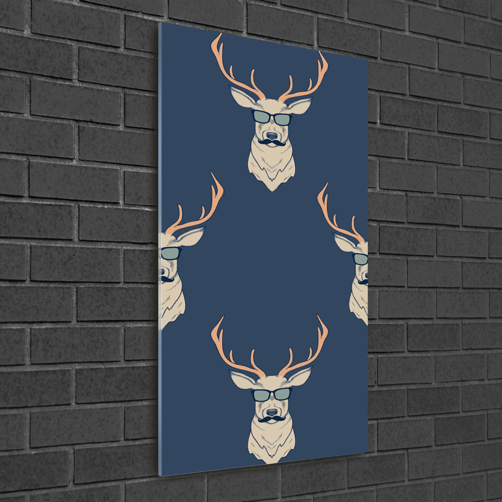 Print on acrylic Hipster deer