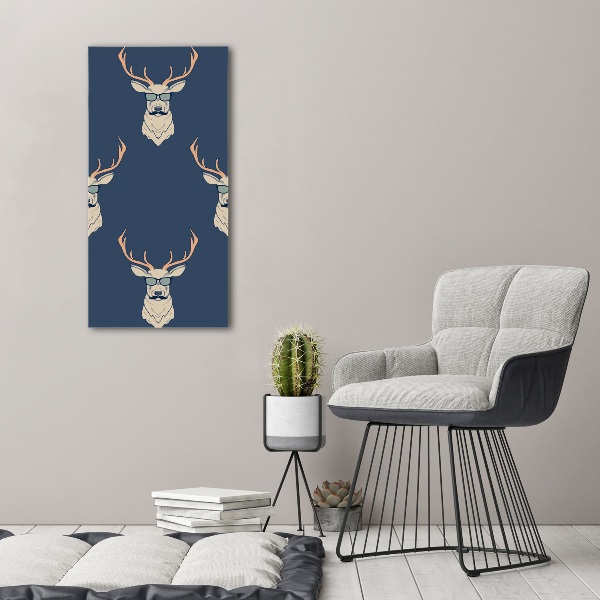 Print on acrylic Hipster deer