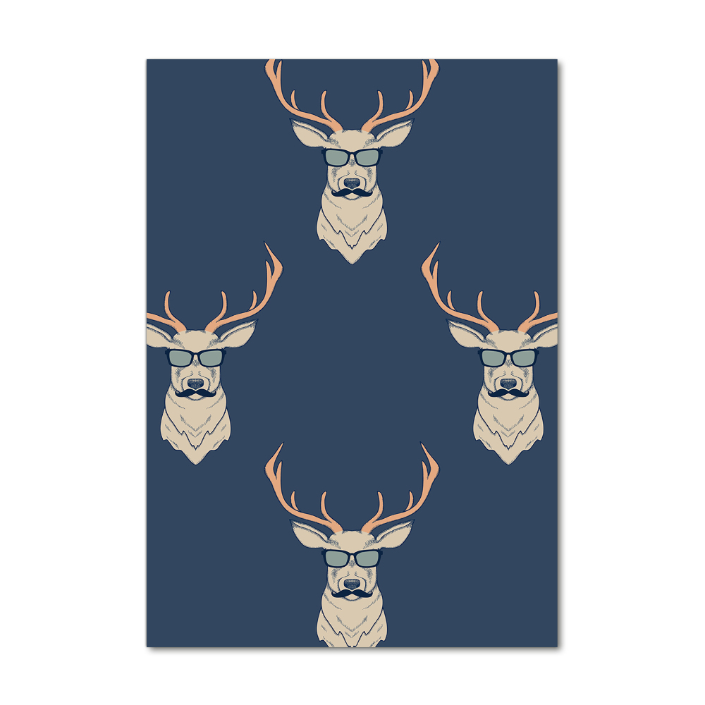 Print on acrylic Hipster deer