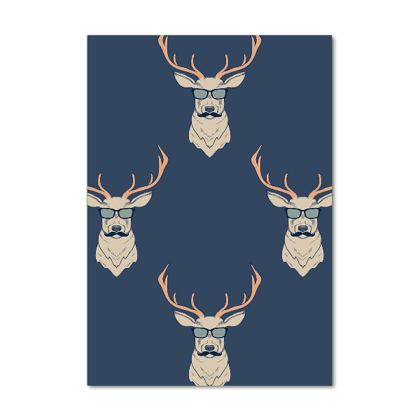 Print on acrylic Hipster deer