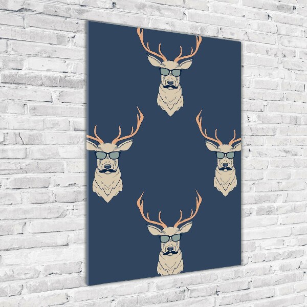 Print on acrylic Hipster deer