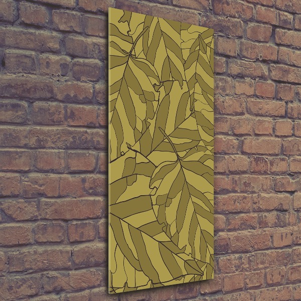 Acrylic wall art Leaves