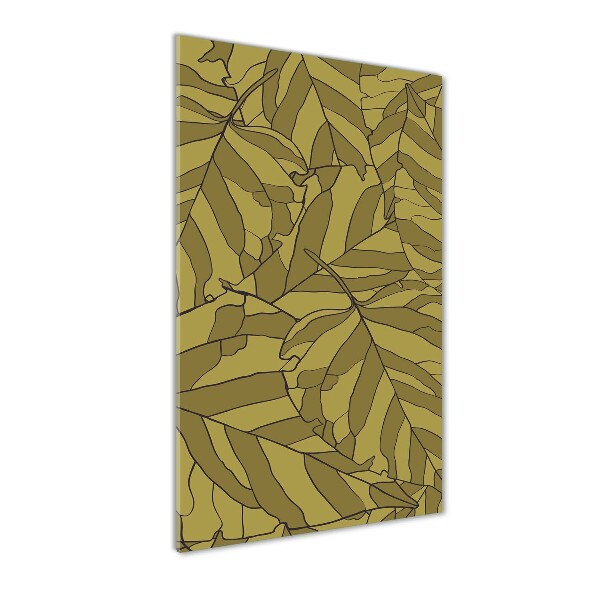 Acrylic wall art Leaves