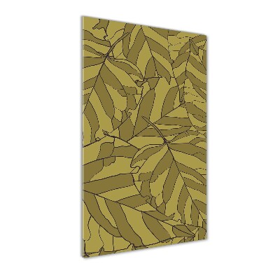 Acrylic wall art Leaves