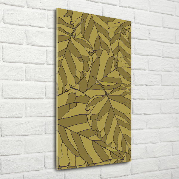 Acrylic wall art Leaves