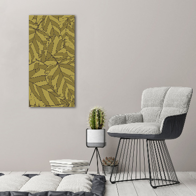 Acrylic wall art Leaves