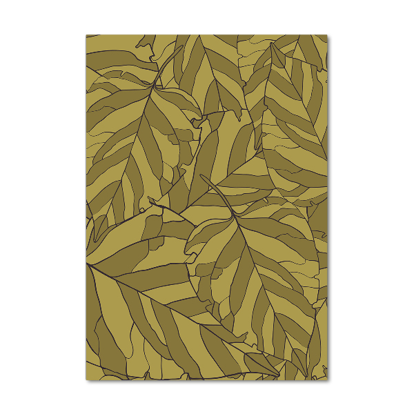 Acrylic wall art Leaves