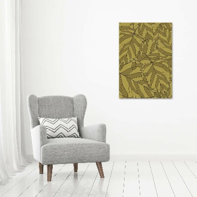 Acrylic wall art Leaves