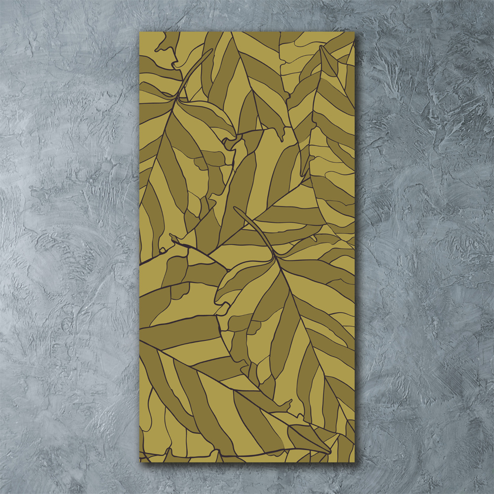 Acrylic wall art Leaves