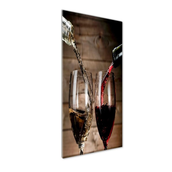 Acrylic wall art Wine in glasses