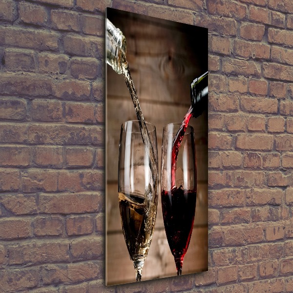 Acrylic wall art Wine in glasses